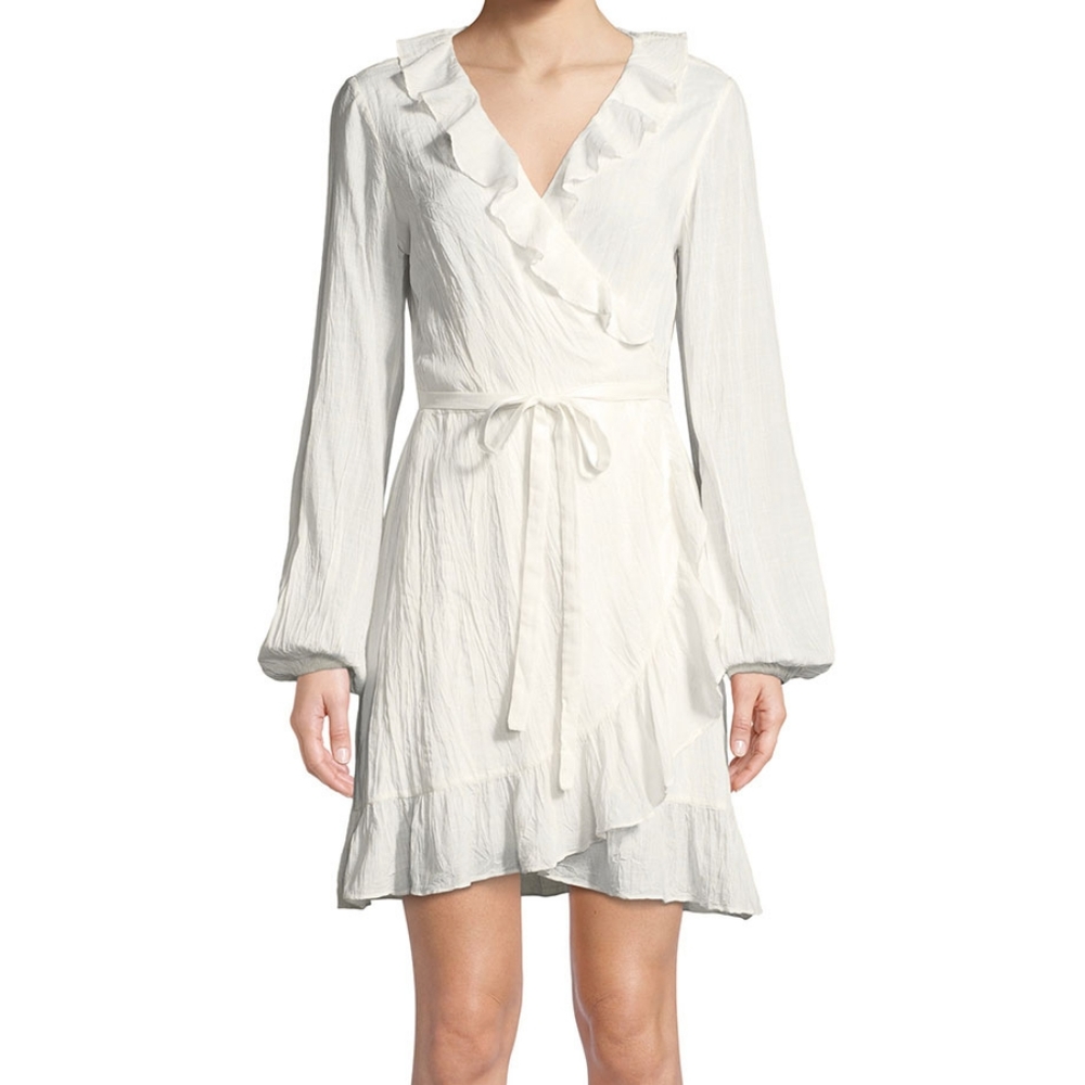 Paige Shawna Gauze Wrap Dress